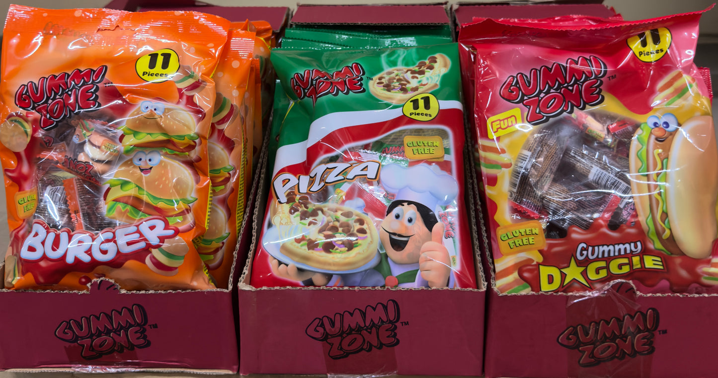 Gummi Zone Burger, Pizza, Doggie