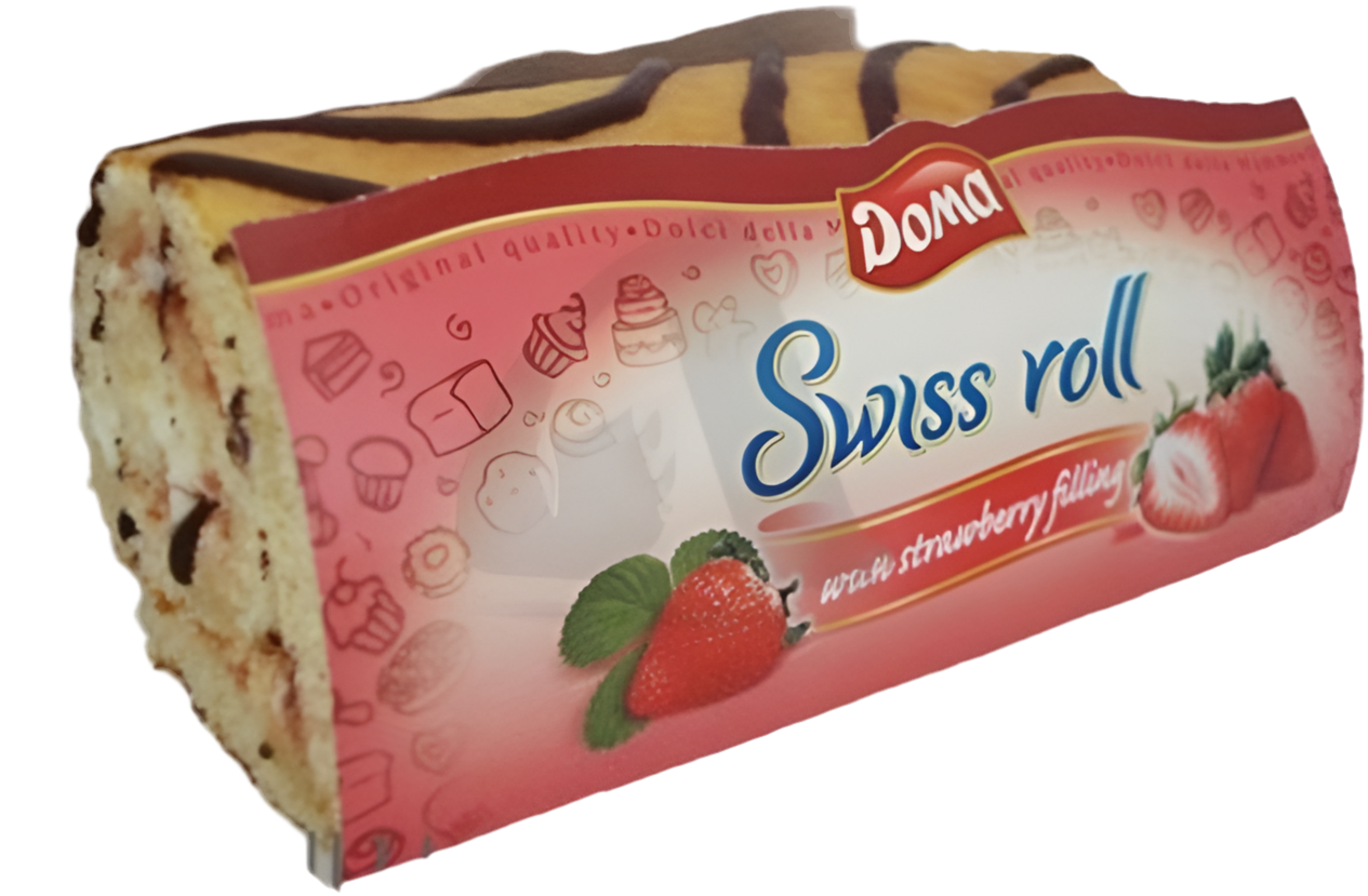 Doma Swiss roll Fresa 115 grs