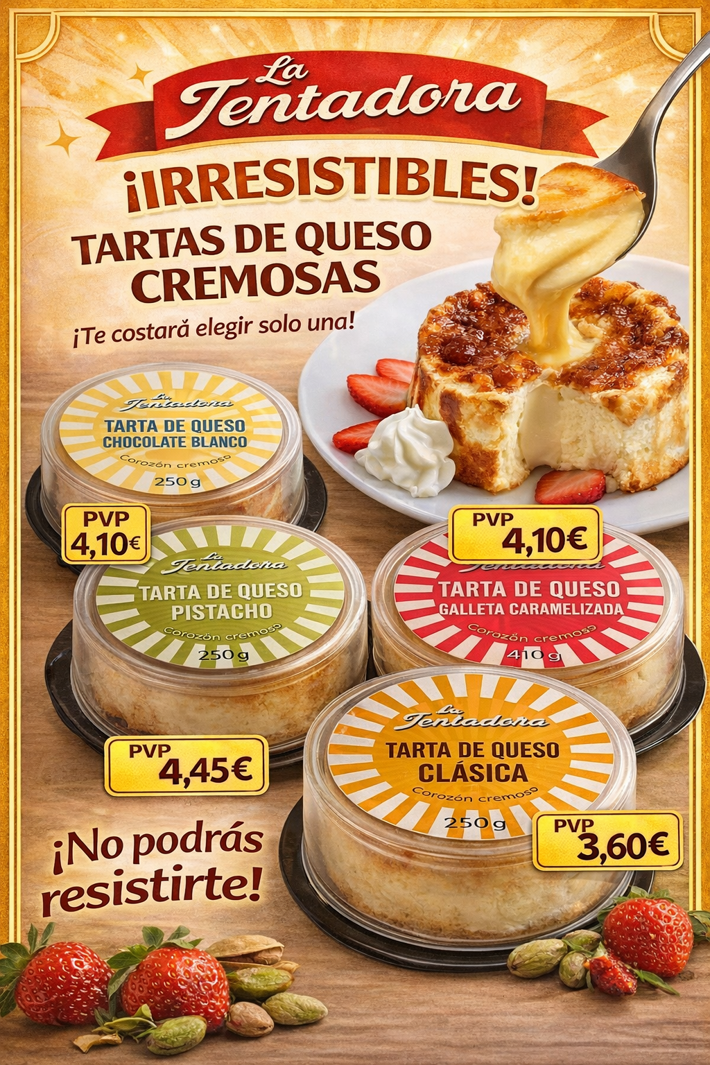 Tartas de Queso
